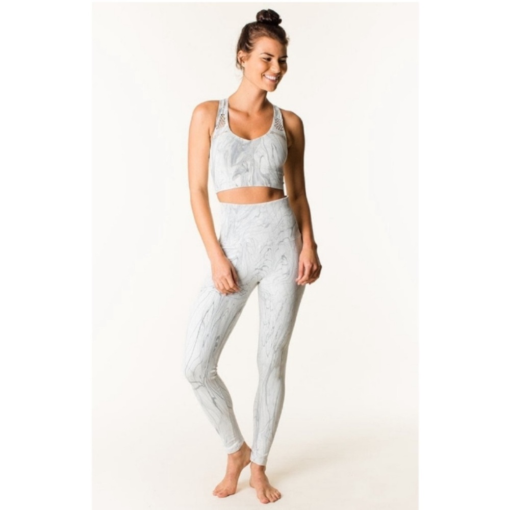 Avocado air marble seamless leggings